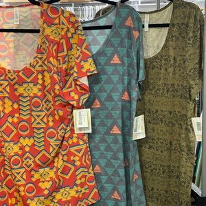 Lot of 3 LuLaRoe Perfect T XL (10337)